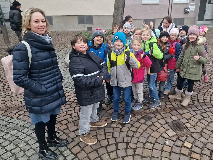 Schüler im Theater