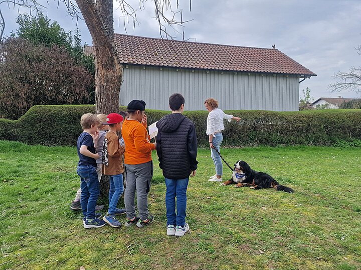 Schüler bei der Osterolympiade